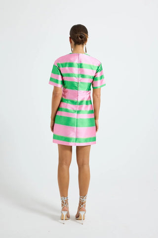 Pasduchas Gigi Sleeve Mini Dress - Watermelon