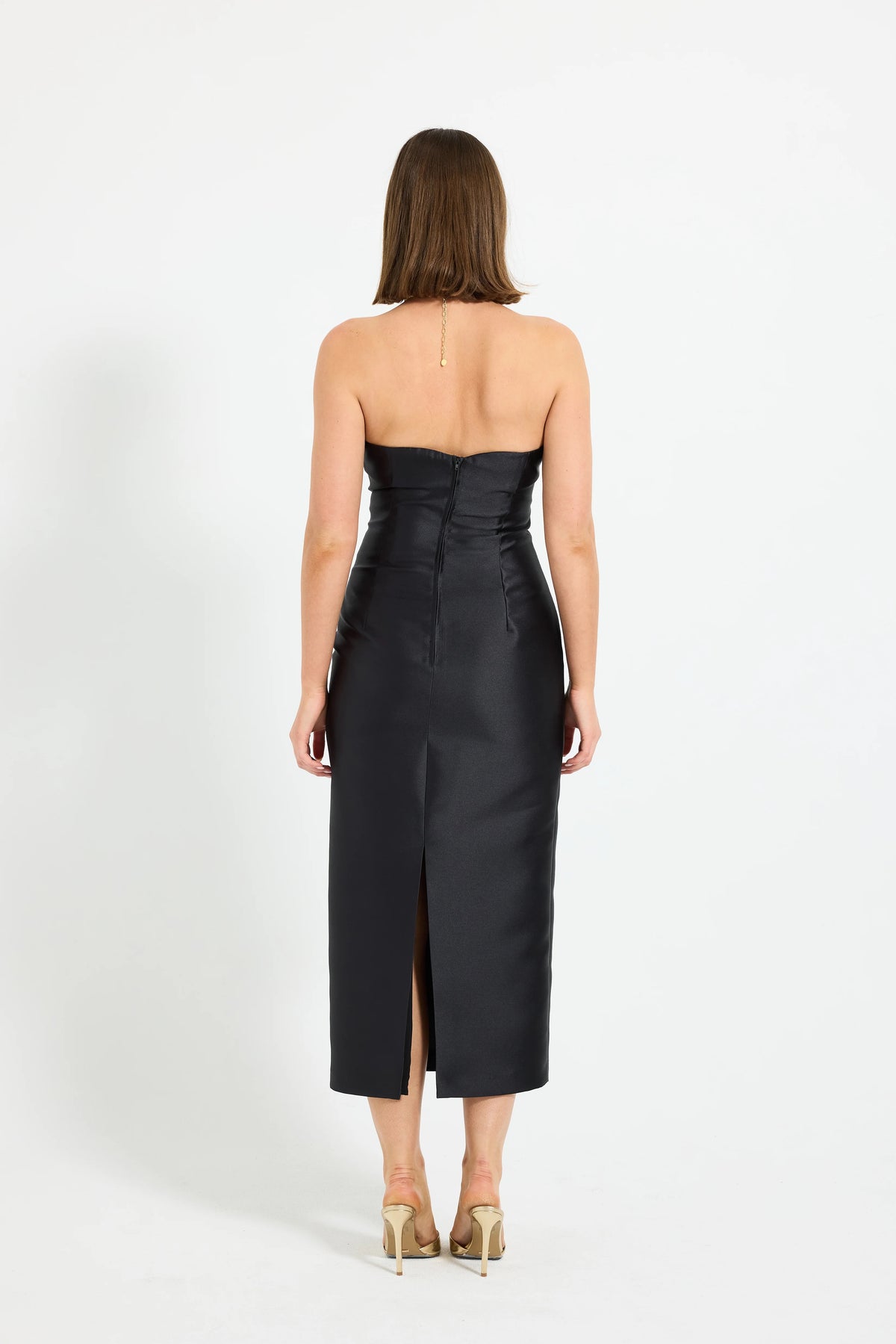 Pasduchas Pippa Fitted Midi Dress - Black