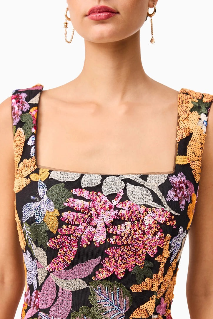 Elliatt Kiran Mini Dress - Black Multi