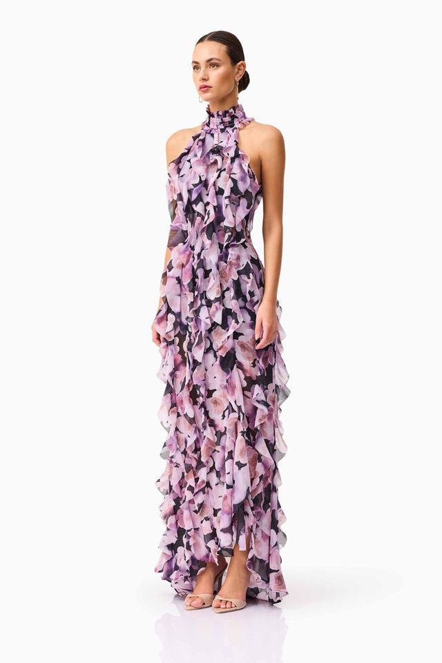 Elliatt Solene Gown - Purple Floral