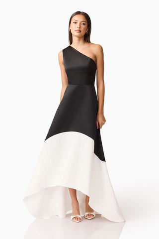 Elliatt Sorrel Gown - Black White