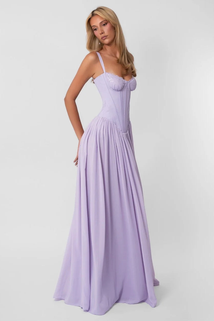 Fenity Elena Maxi Dress - Purple