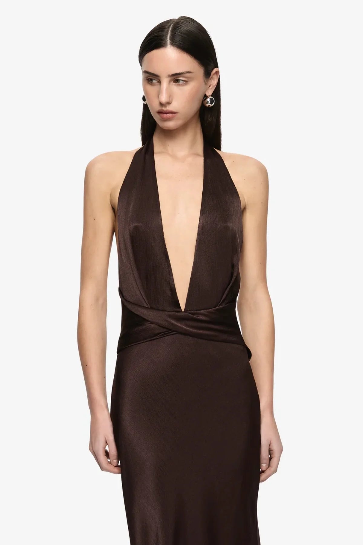 Bec & Bridge Irina Maxi Dress - Espresso