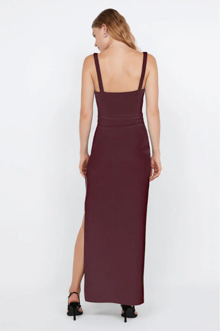 Bec & Bridge Leora Tuck Maxi Dress - Plum