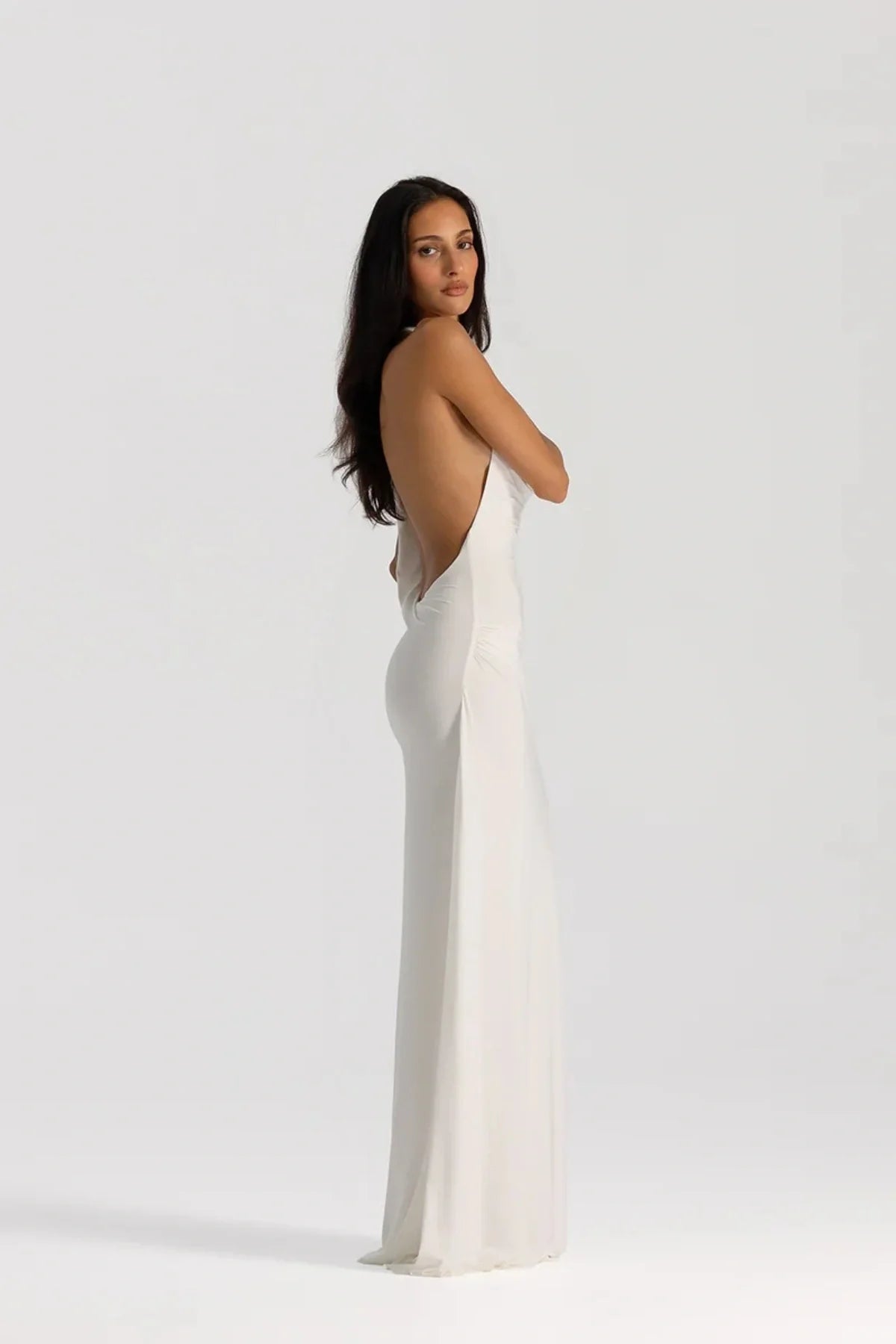 Natalie Rolt Mariela Gown - White