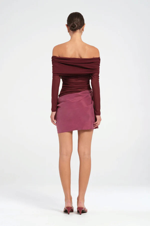 Benni Luca Mini Dress - Plum