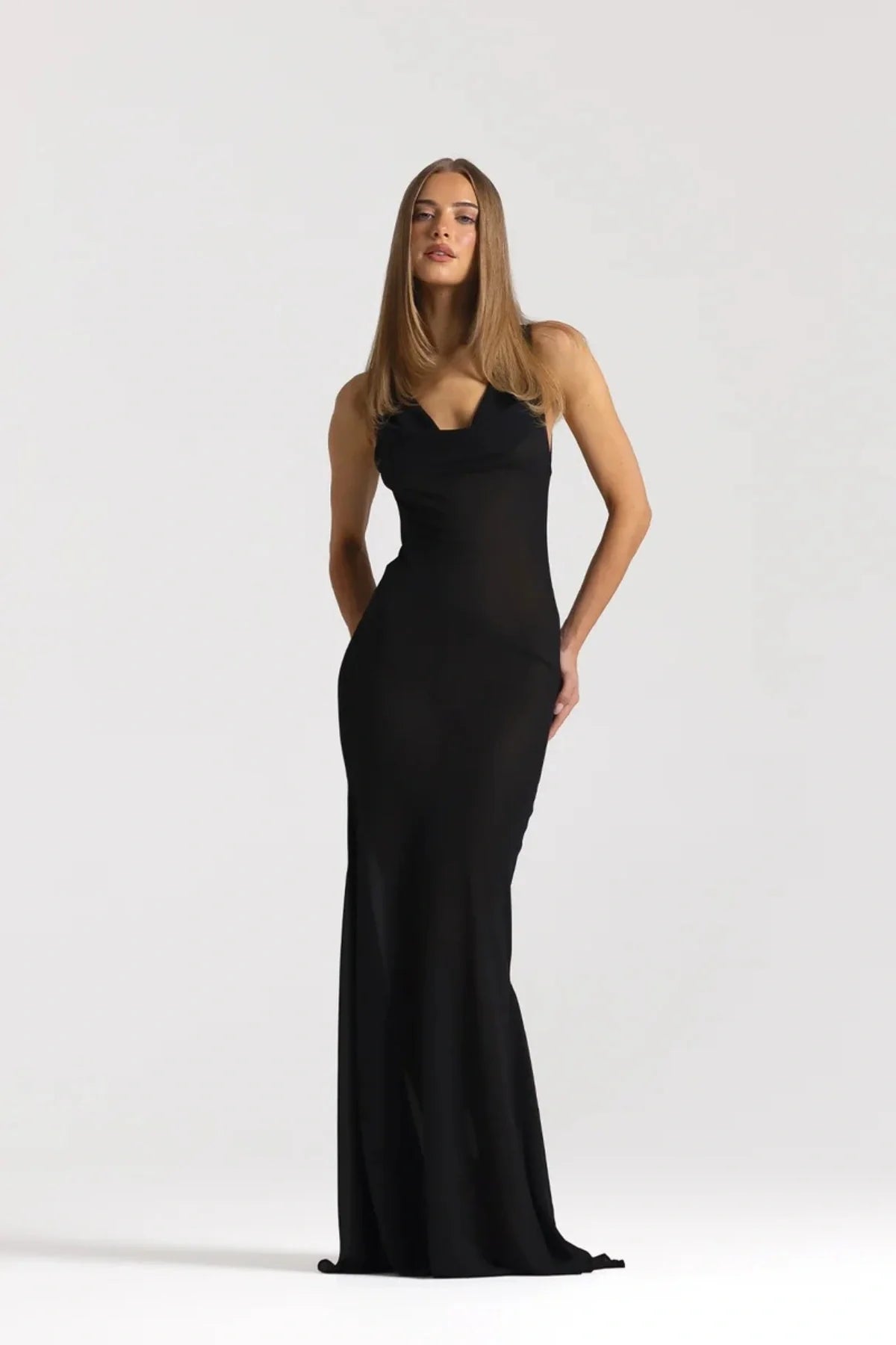 Natalie Rolt Anita Maxi Dress - Black