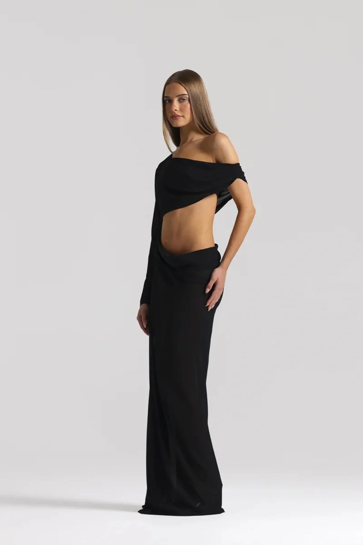 Natalie Rolt Imogen Maxi Dress - Black