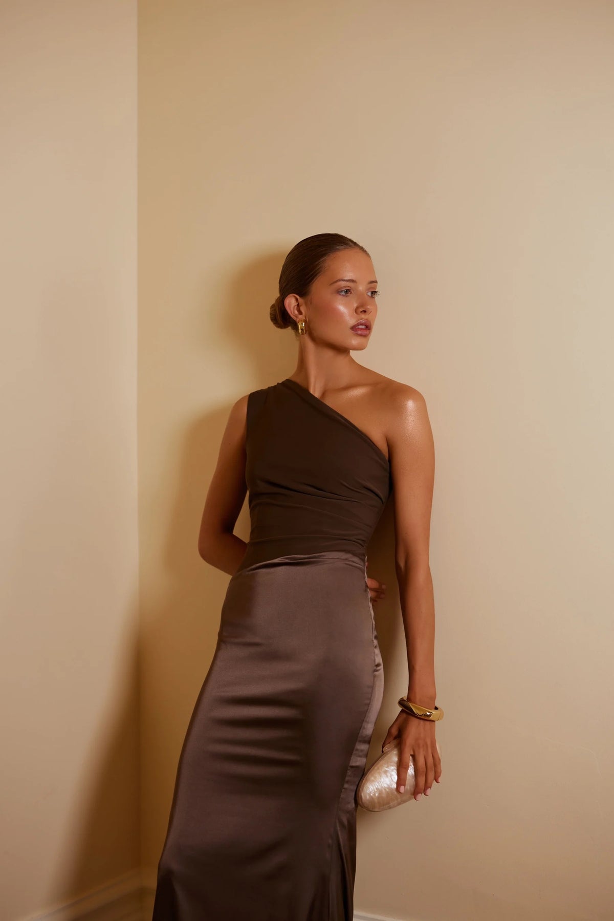 Elle Zeitoune Shay Dress - Espresso