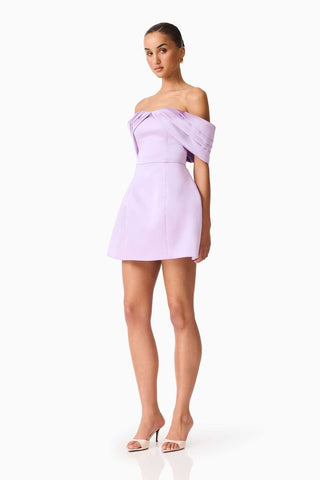 Elliatt Hope Tulip Mini Dress - Pastel Purple