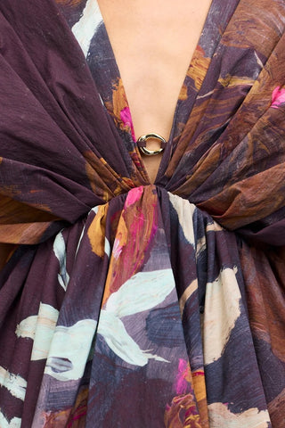 Acler Northam Mini Dress - Cocoa