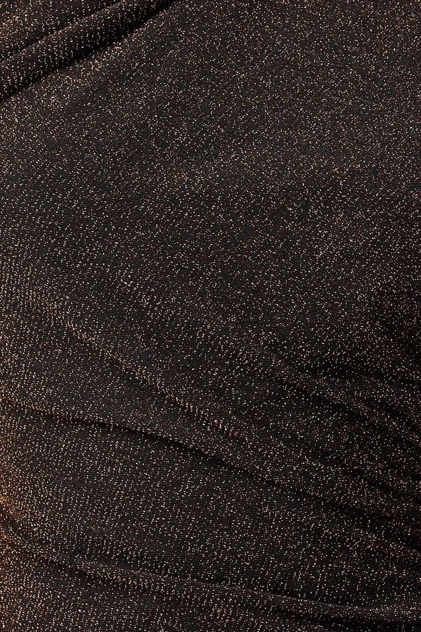 Elliatt Indira Mini Dress - Black & Gold