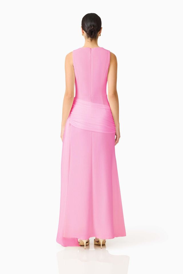 Elliatt Amelina Sash Gown - Pink