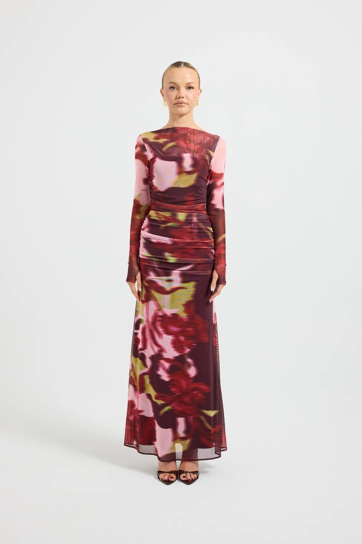 Pasduchas Zenith Maxi Dress - Blur Floral