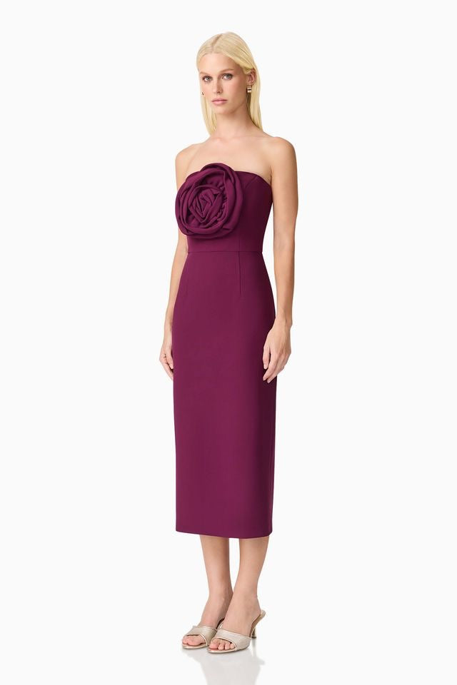 Elliatt Theresa Midi Dress - Grape