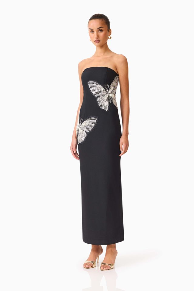 Elliatt Mira Strapless Gown - Black