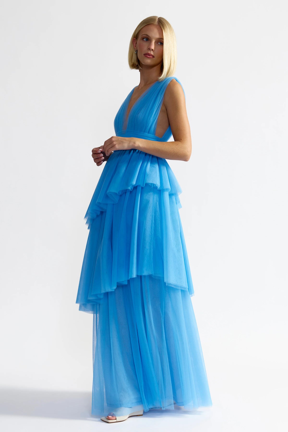 Lexi Romeo Dress - Sky Blue