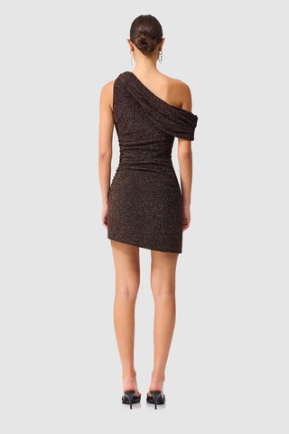 Elliatt Indira Mini Dress - Black & Gold