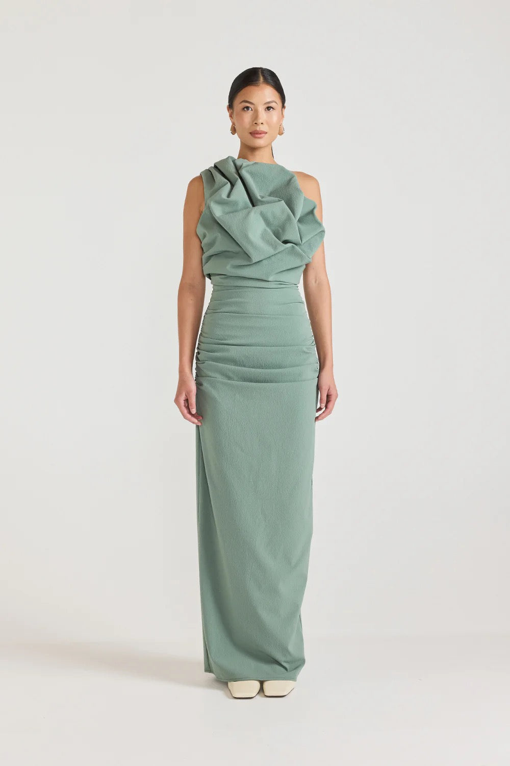 Tojhà Coburn Dress - Seafoam Green