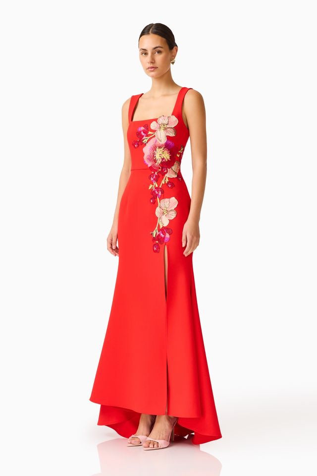 Elliatt Fleurisca Gown - Scarlet Red