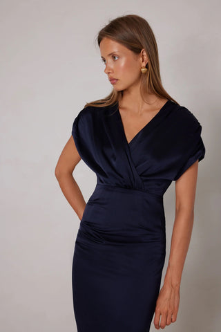 Elle Zeitoune Dennis Dress - Blue