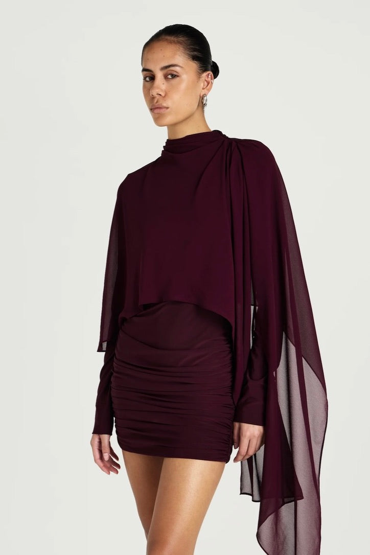 Benni Silas Mini Dress - Grape