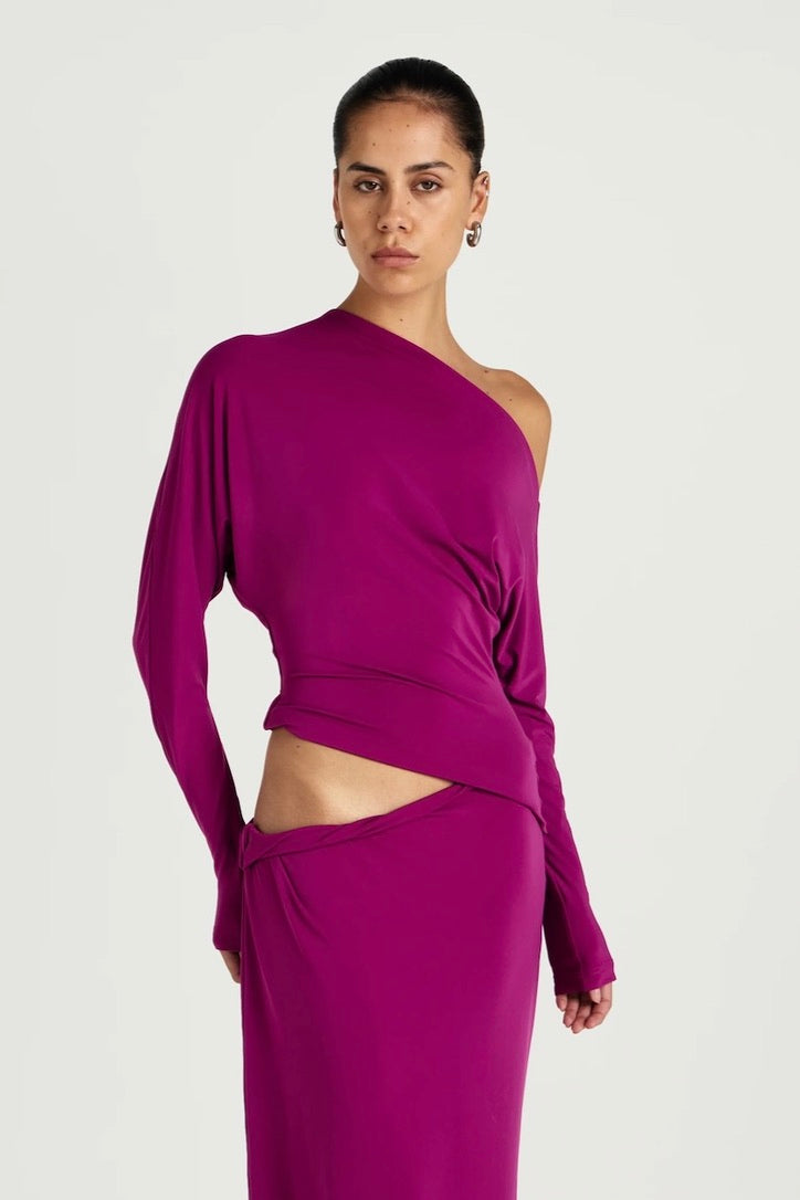 Benni Enya Maxi Dress - Fuchsia