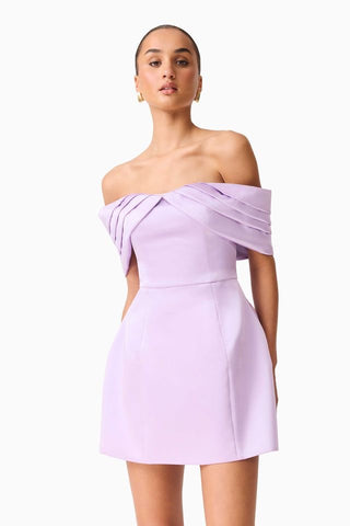 Elliatt Hope Tulip Mini Dress - Pastel Purple