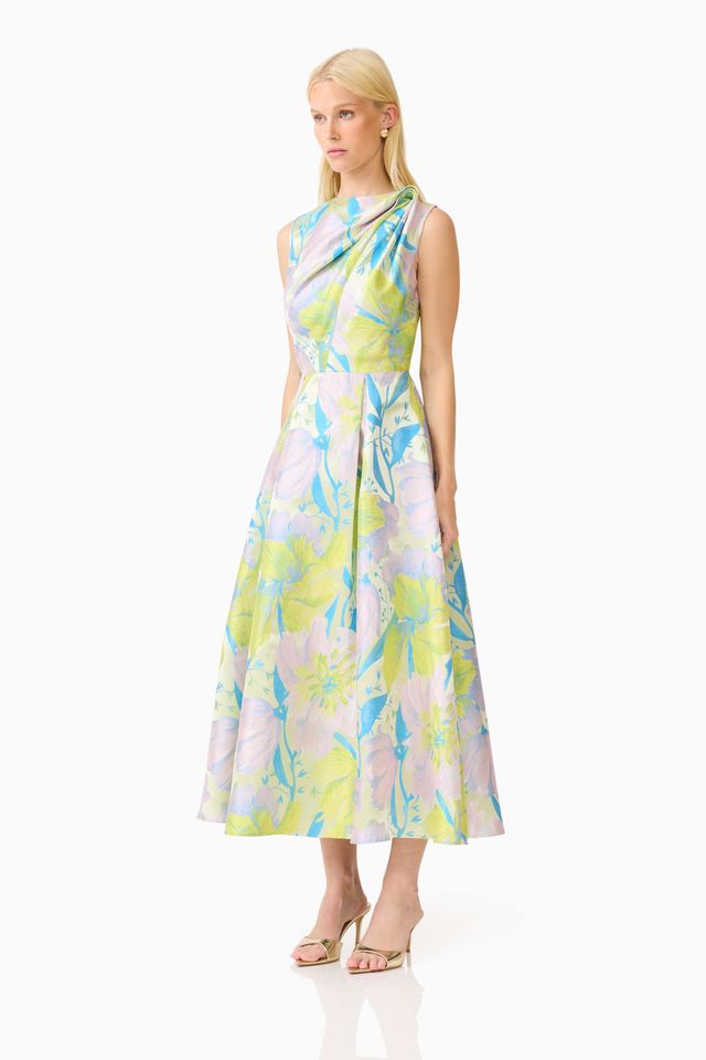 Elliatt Rhea A Line Midi Dress - Floral Multi