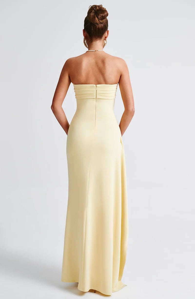 Babyboo Zafira Maxi Dress - Lemon
