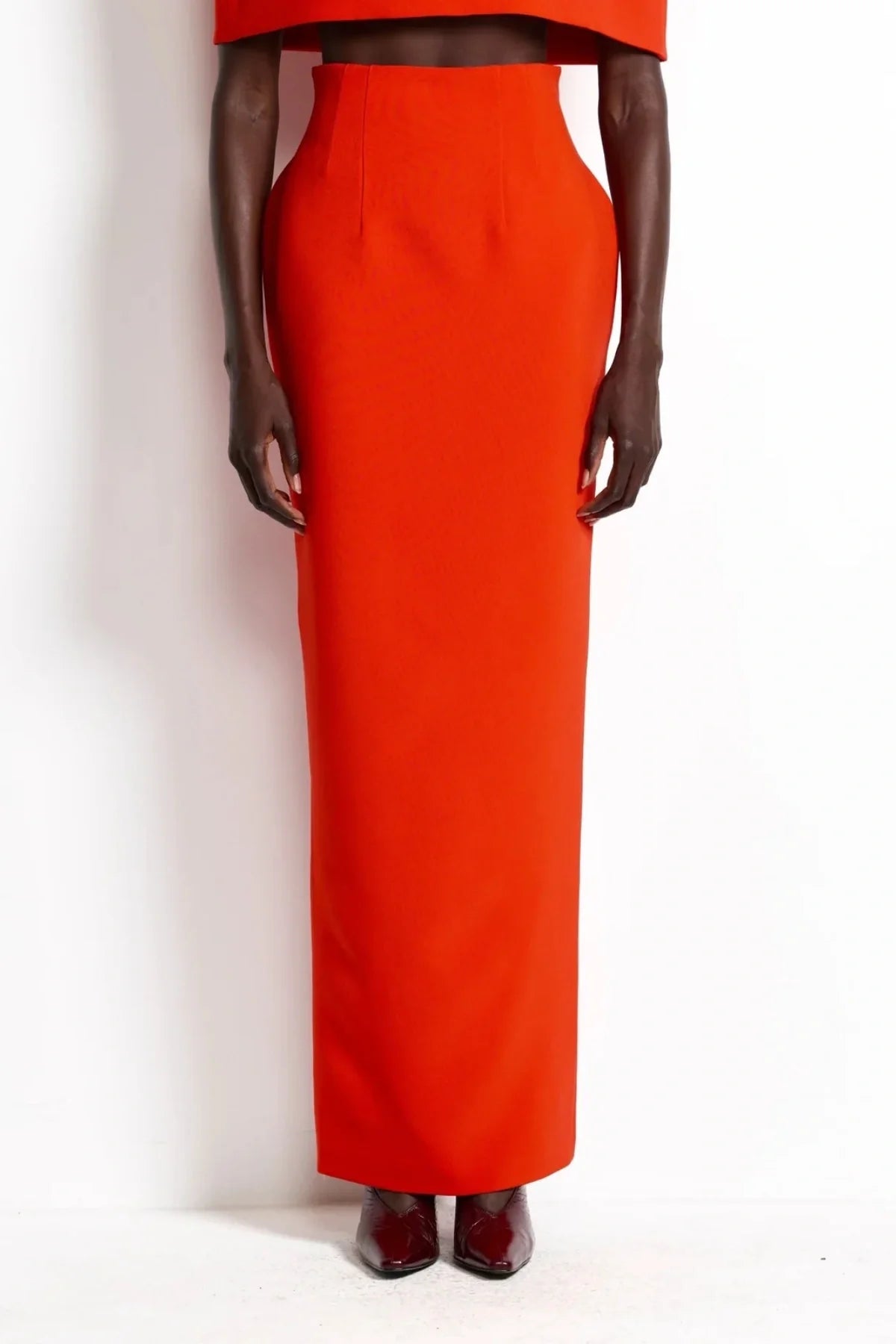 Effie Kats Octavia Maxi Skirt - Red