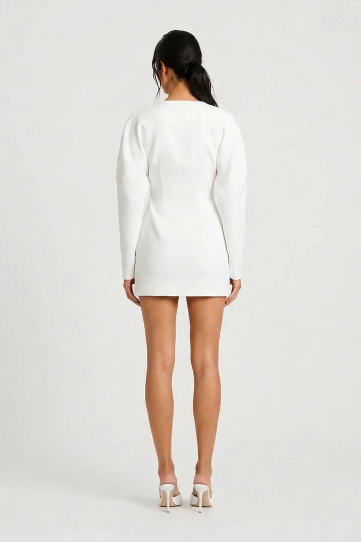 Benni Wren Blazer Dress - White