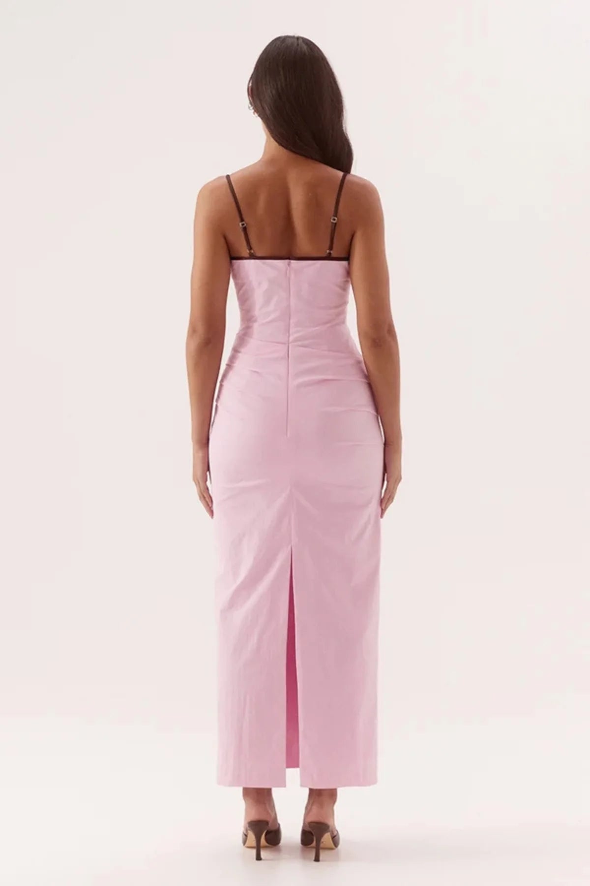 Sovere Britta Dress - Peony/Choc