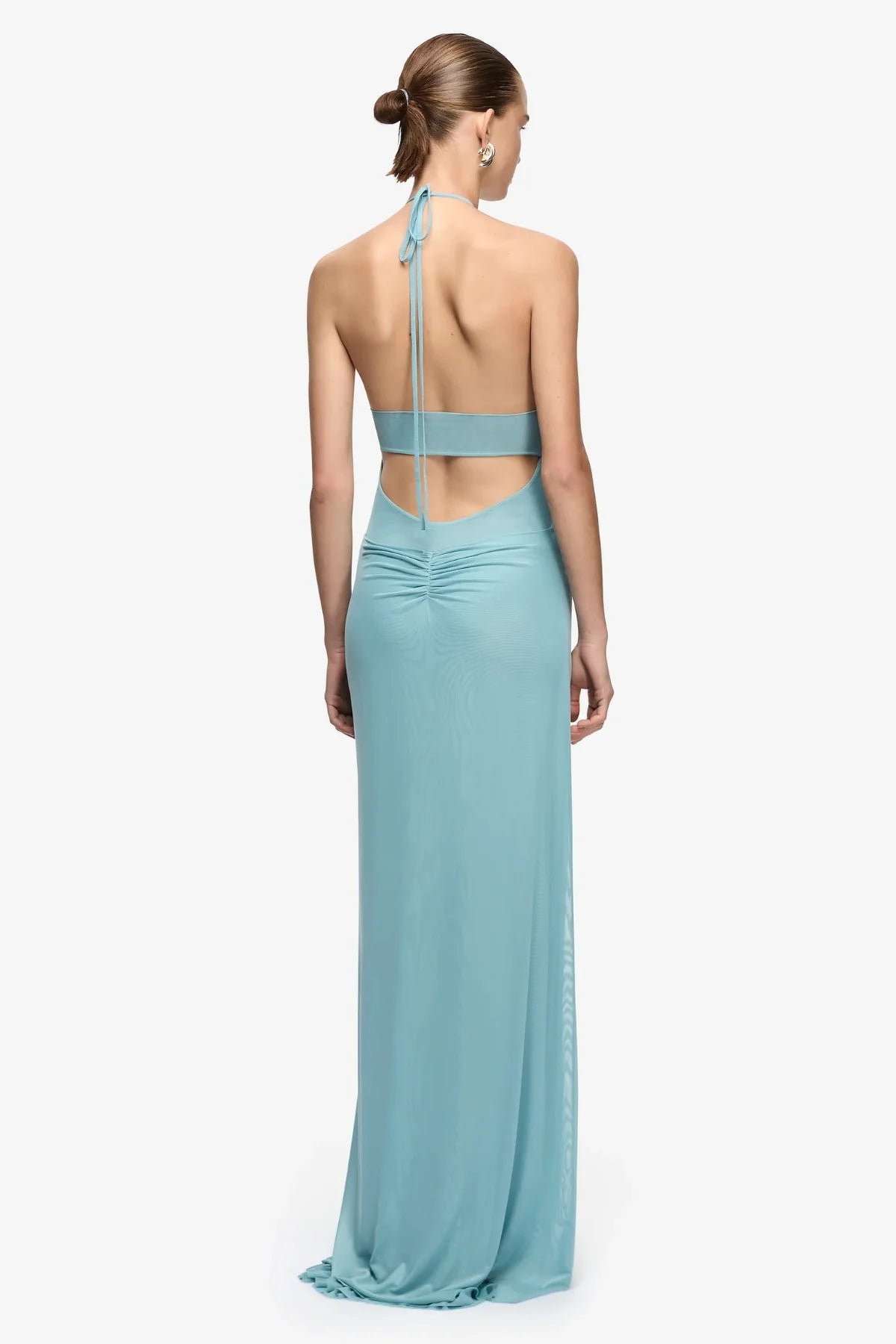 Bec & Bridge Xanthi V Neck Maxi Dress - Bermuda Blue
