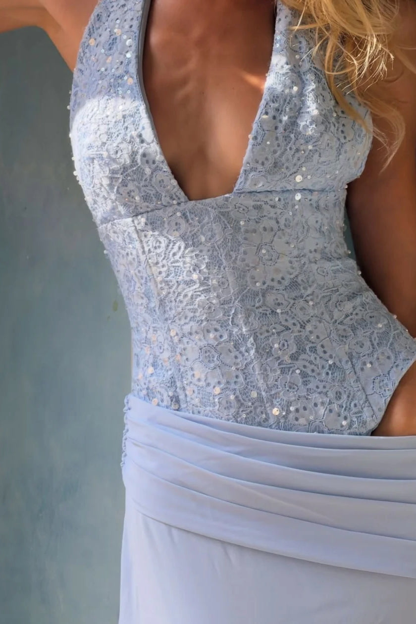 Fenity Crystal Dress - Blue