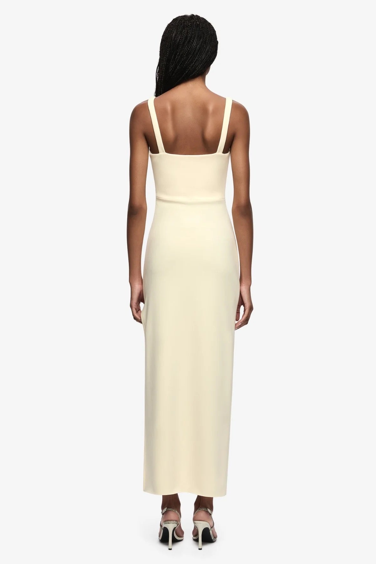 Bec & Bridge Leora Tuck Maxi Dress - Lemon Sorbet