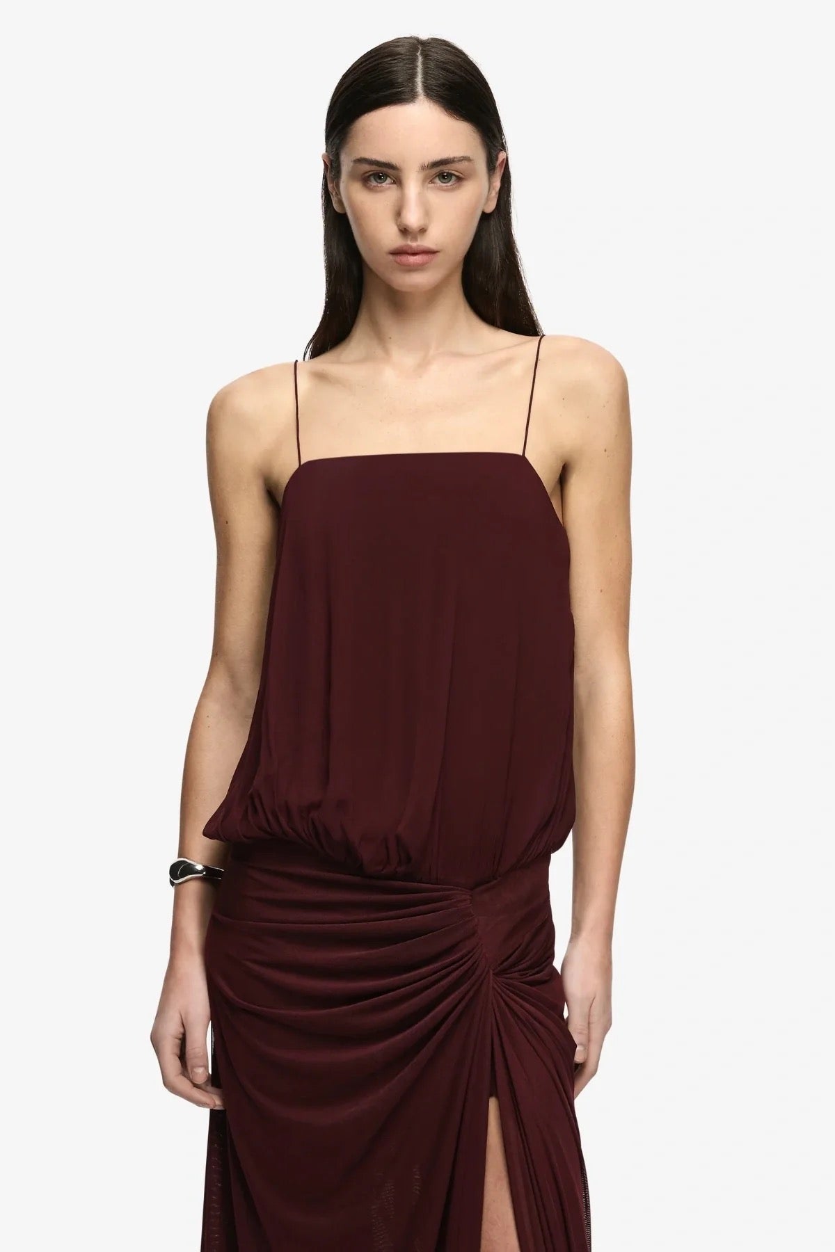 Bec & Bridge Kora Blouson Maxi Dress - Plum