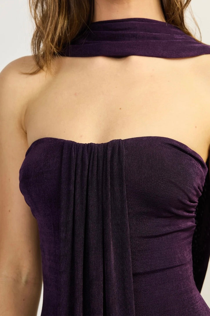 Tojhà Vianna Dress - Blackberry