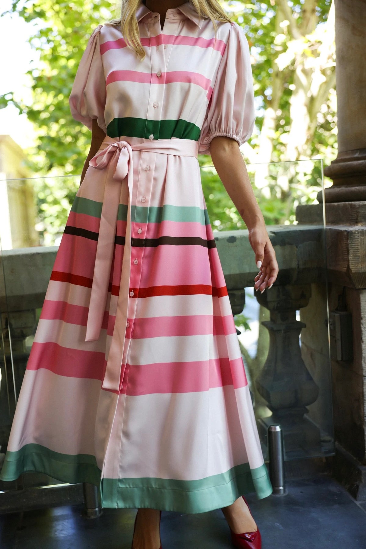 Aston Studio Marley Dress - Retro Stripe