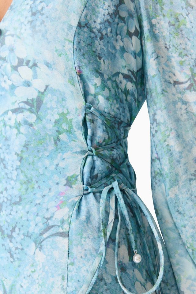 Elliatt Faye Maxi Dress - Blue Multi