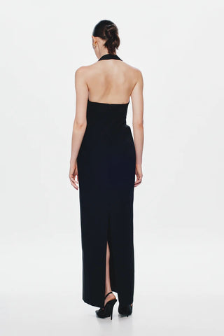 Misha Delta Suiting Dress - Black
