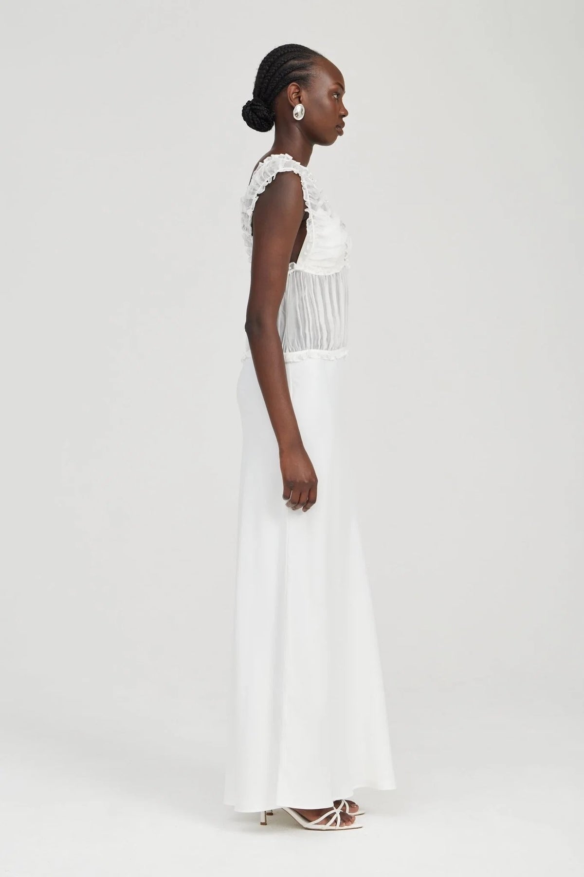 Third Form Held Floor Length Dress - Ivory