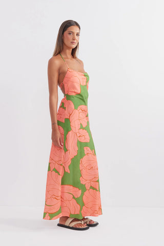 Pasduchas Artemis Midi Dress - Watermelon