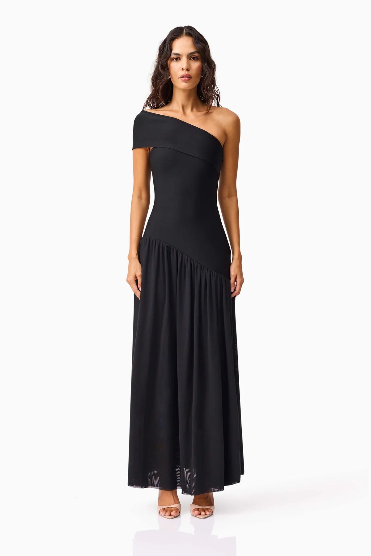 Elliatt Jesselle Asymmetrical Gown - Black