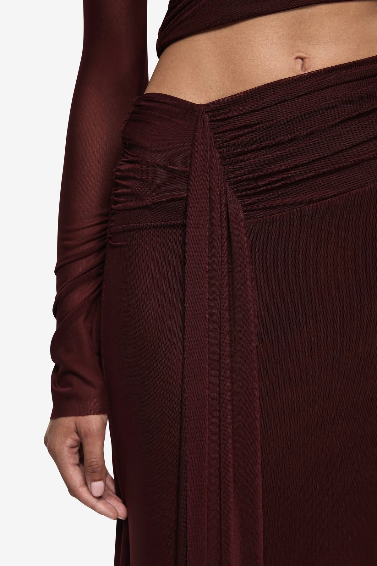 Bec & Bridge Conni Long Sleeve Maxi Dress - Plum