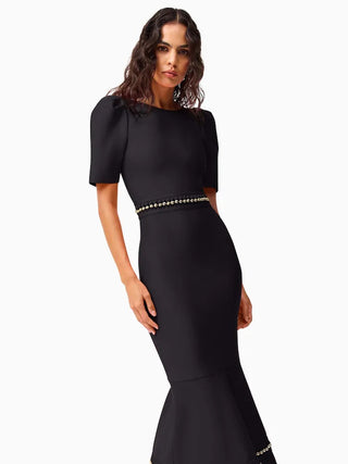 Elliatt Jesselle Short Sleeve Gown - Black