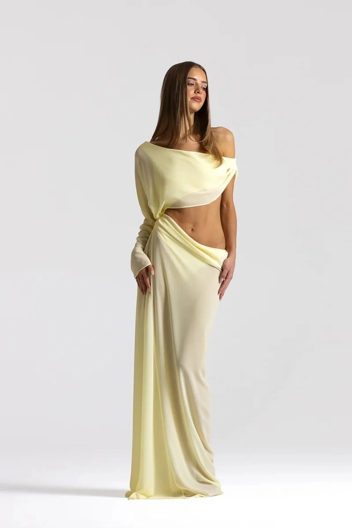 Natalie Rolt Imogen Maxi Dress - Butter