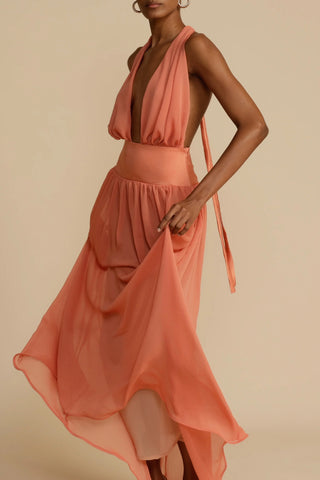 Arcina Ori Serena Dress - Coral