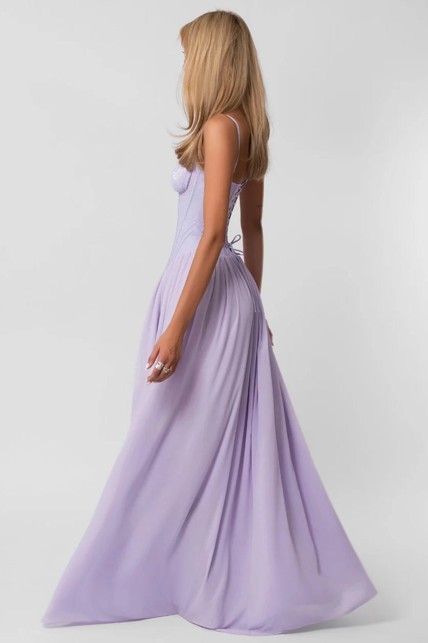 Fenity Elena Maxi Dress - Purple