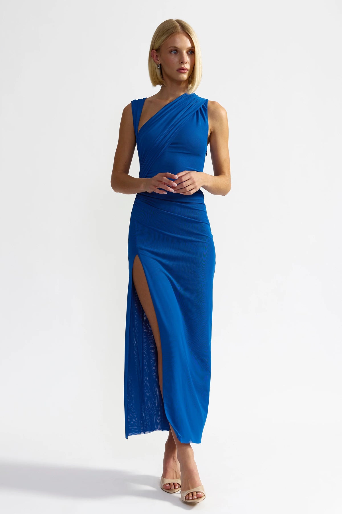 Lexi Henry Dress - Cobalt